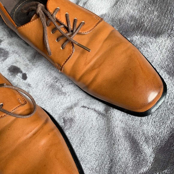 Van Heusen Men’s Leather Oxfords Shoes Size 8 - Picture 6 of 8